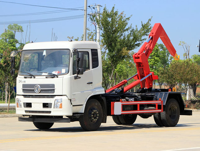 東風(fēng)天錦國六車廂可卸式垃圾車